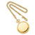 Charles Hubert Gold-Tone Finish White Dial with Date Pocket Watch, 50 mm, Quartz - View 4