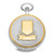 Charles Hubert Gold-Finish Two-Tone White Dial Pocket Watch, 48 mm, Quartz - View 2
