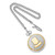 Charles Hubert Gold-Finish Two-Tone White Dial Pocket Watch, 48 mm, Quartz - View 4