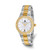 Women'S Charles Hubert Two-Tone Stainless Steel Silver Dial Watch, 35 mm, Quartz