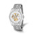 Mason Sales Stainless Steel Skeleton Movement Band, 42 mm, Automatic