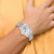 Mason Sales Stainless Steel Skeleton Movement Watch, 40 mm, Automatic - XWA6506 - View 4