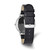 Mason Sales Stainless Steel Black Leather Band Watch, 38 mm, Quartz - View 3