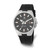 Charles Hubert Stainless Steel Black Dial Watch, 44 mm, Quartz