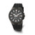 Charles Hubert Black Ion-Plated Stainless Steel Black Dial Watch, 44 mm, Quartz