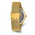 Mason Sales Stainless Steel Yellow Ion-Plated Skeleton Movement Mesh Band Watch, 42 mm, Automatic - View 2