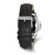 Mason Sales Stainless Steel Black Dial Black Leather Band Watch, 42 mm, Quartz - View 3