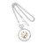 Charles Hubert Chrome-Finish Off-White Ceramic Dial Pocket Watch, 42 mm, Hand-Wind - View 3