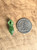 Natural Canadian Nephrite Jade Vajra - 24mm Pendant/Charm