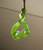 Natural Canadian Jade Twist Pendant, 1.5"