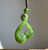 Natural Canadian Jade Twist Pendant, 1.5"