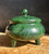 Natural Nephrite Jade Incense Burner 4"