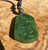 Natural Canadian Jade Phoenix Pendant - 51.5mm