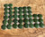 Natural 38pcs 19prs 15mm Nephrite Jade Cabochons - sold as a lot