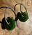Natural Siberian Nephrite Jade PI earrings - 16mm Stainless Steel Hooks