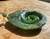 Natural Canadian Rough Jade Koru Pendant, 2"