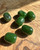 Natural Canadian Nephrite Jade Bead 15mm x 18mm - Sold Individually - Hole size approximately 2mm