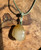 Natural Small Honey White Nephrite Jade Monkey Pendant - 15mm