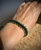 Natural Nephrite Jade Canadian and Australian Bracelet with Magnetic Clasp