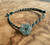 Natural Small Guatemalan Jadeite Jade Flower Bracelet