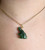 Natural Canadian Jade Monkey Charm - 18mm
