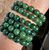 Natural Jade 10mm Bead Bracelet, 6.5"