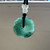 Natural Guatemalan Jadeite Jade Pi Donut Pendant 21mm or 25mm