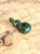 Natural Canadian Jade Double Infinity Twist Pendant, 1.25"