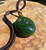 Natural Canadian Nephrite Jade Happy Buddha Pendant, 39.5mm