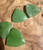 Natural Apple Green Siberian Nephrite Jade Cabochon - 25x25mm sold individually