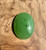 Natural Nephrite Jade Siberian Apple Green Cabochon - 30x22mm