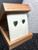 Natural Silver and Nephrite Jade Heart Earrings 8mm