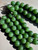 Natural Nephrite Jade 8mm Dark Green Canadian Unstrung Beads, 16"