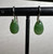 Natural Canadian Nephrite Jade Earrings, 7x11mm Sterling Silver