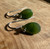 Natural Canadian Nephrite Jade Earrings, 7x11mm Sterling Silver