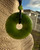 Natural Canadian Nephrite Jade Textured PI Pendant - 35MM