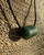 Natural Canadian Nephrite Jade Textured Bead Pendant - 12x14mm