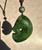 Natural Canadian Jade Horse Pendant, 2.1"