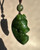 Natural Canadian Jade Horse Pendant, 2.1"