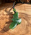 Natural Jade Eagle Pendant - 33mm