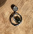 Natural Canadian Jade Star and Moon Pendant Sterling Silver Zircon Accents