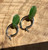 Natural Nephrite Jade Earrings 15x10mm Sterling Silver