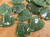 Natural Canadian Jade Leaf Charm/Pendant, 16x18mm