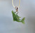 Natural Nephrite Jade Dolphin Pendant, 23mm