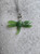 Natural Nephrite Jade Dragonfly Pendant, 26mm
