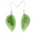 Natural Jade Earrings 25.5x19mm