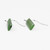Natural Nephrite Jade Earrings 6x20mm Sterling Silver