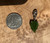 Natural Canadian Nephrite Jade Leaf Pendant 35mm Sterling Silver