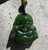 Natural Nephrite Jade Happy Buddha 26mm Pendant
