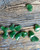 Natural Nephrite Jade Heart Charm 11x15mm
